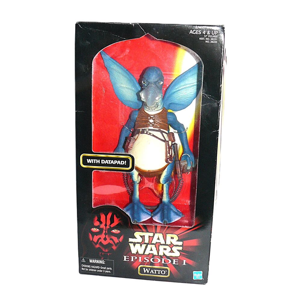 Vintage Star Wars Episode I Watto Figure Poseable Authentic Outfit/Accessories